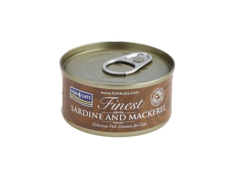 Fish4Cats konserv kassidele sardiini ja makrelliga 70 g