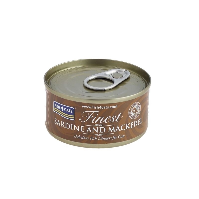 Fish4Cats konserv kassidele sardiini ja makrelliga 70 g Fish4Cats konserv kassidele sardiini ja makrelliga 70 g