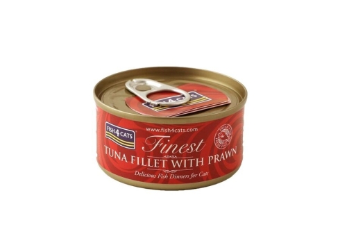 Fish4Cats konserv kassidele tuunikala ja krevetiga 70 g