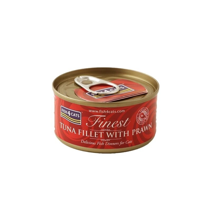 Fish4Cats konserv kassidele tuunikala ja krevetiga 70 g Fish4Cats konserv kassidele tuunikala ja krevetiga 70 g