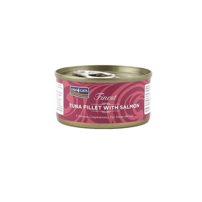 Fish4Cats konserv kassidele tuunikala ja lõhega 70 g Fish4Cats konserv kassidele tuunikala ja lõhega 70 g