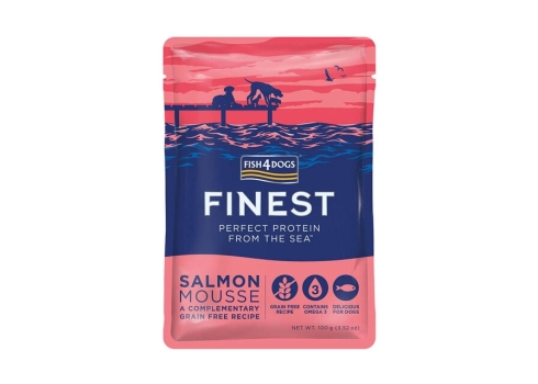 Fish4Dogs Finest Mousse einekotike koertele, lõhega 100 g