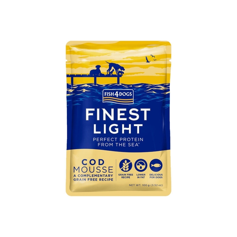 Fish4Dogs Finest Mousse einekotke koertele, tursaga 100 g Fish4Dogs Finest Mousse einekotke koertele, tursaga 100 g