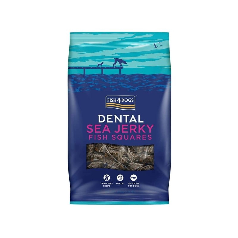 Fish4Dogs maius koertele kalanahast kuubikud 115 g Fish4Dogs maius koertele kalanahast kuubikud 115 g