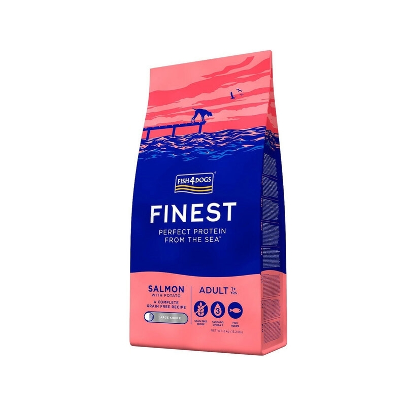 Fish4Dogs Large kuivtoit täiskasvanud koertele lõhega 1,5 kg Fish4Dogs Large kuivtoit täiskasvanud koertele lõhega 1,5 kg