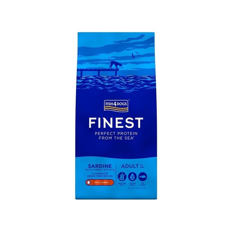 Fish4Dogs Small kuivtoit täiskasvanud koertele sardiiniga 1,5 kg Fish4Dogs Small kuivtoit täiskasvanud koertele sardiiniga 1,5 kg