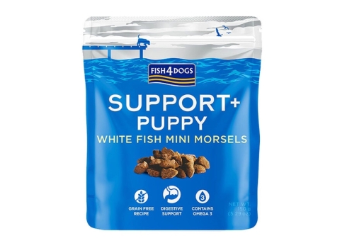 Fish4Dogs Morsels Digestion, maius kutsikale, valge kalaga 150 g