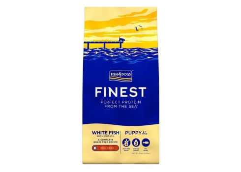 Fish4Dogs Small kuivtoit kutsikatele valge ookeanikalaga 1,5 kg