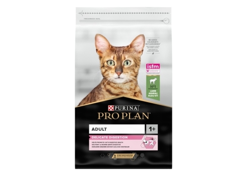Purina Pro Plan kassitoit Delicate lambaga, 10 kg