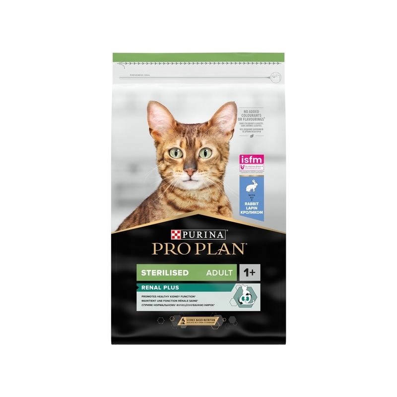 Purina Pro Plan kassitoit Sterilised Renal küülik, 10 kg Purina Pro Plan kassitoit Sterilised Renal küülik, 10 kg