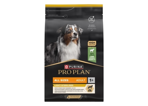 Purina PRO PLAN All sizes Adult Light with OPTIWEIGHT, 3kg
