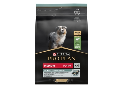 Purina PRO PLAN Medium Puppy Sensitive Digest with OPTIDIGEST, 3 kg