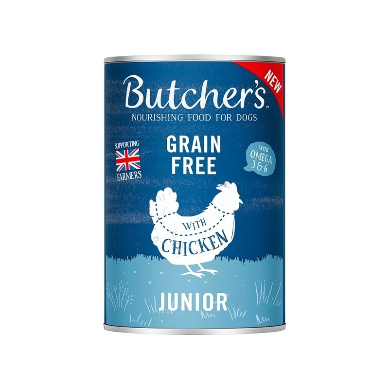 Butcher's koera konserv Original kanatükkidega junior 400g Butcher's koera konserv Original kanatükkidega junior 400g