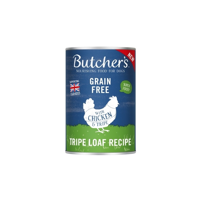 Butcher's pasteet koerale Original tripe-kana 400g Butcher's pasteet koerale Original tripe-kana 400g