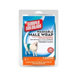 Simple Solution pestav mähe isasele koerale L suurus, 1 tk