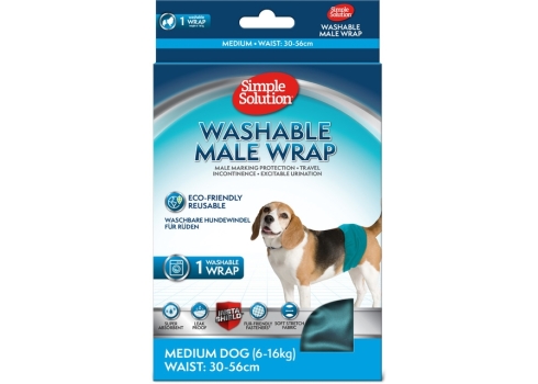 Simple Solution pestav mähe isasele koerale M suurus, 1 tk