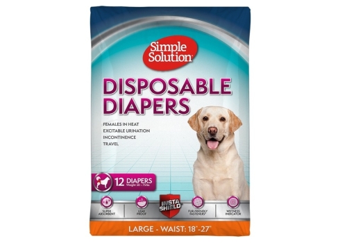 Simple Solution ühekordne mähe emasele koerale, XL suurus, 12 tk