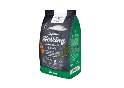 Go Native kuivtoit koertele heeringa, porgandi ja lehtkapsaga, 4 kg