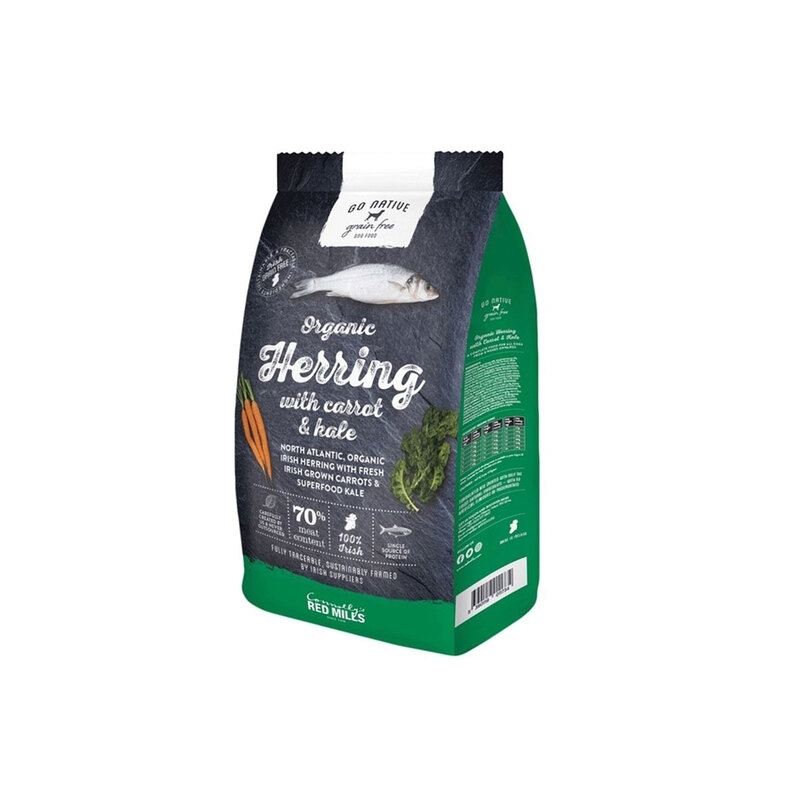 Go Native kuivtoit koertele heeringa, porgandi ja lehtkapsaga, 4 kg Go Native kuivtoit koertele heeringa, porgandi ja lehtkapsaga, 4 kg