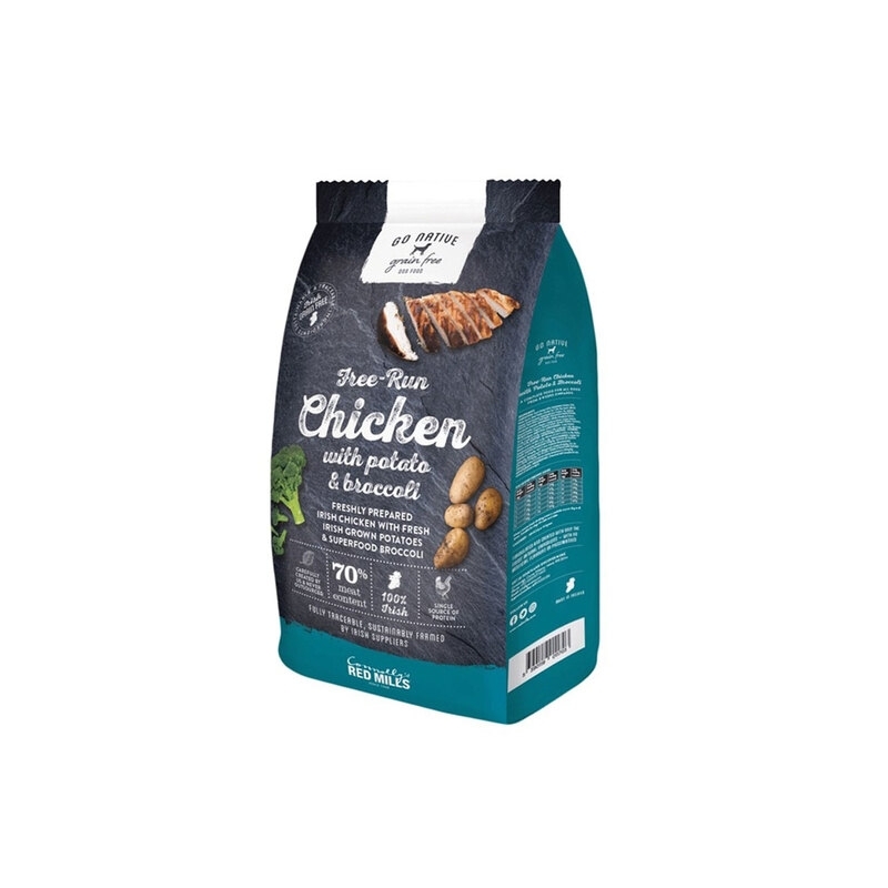 Go Native kuivtoit koertele kana, kartuli ja brokkoliga, 800 g