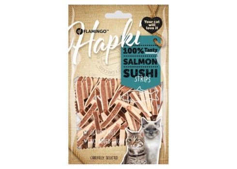 Flamingo Hapki kassimaius, lõhesushi ribad 85 g
