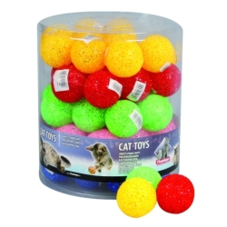 Flamingo kassi mänguasi, glitterpall 5 cm