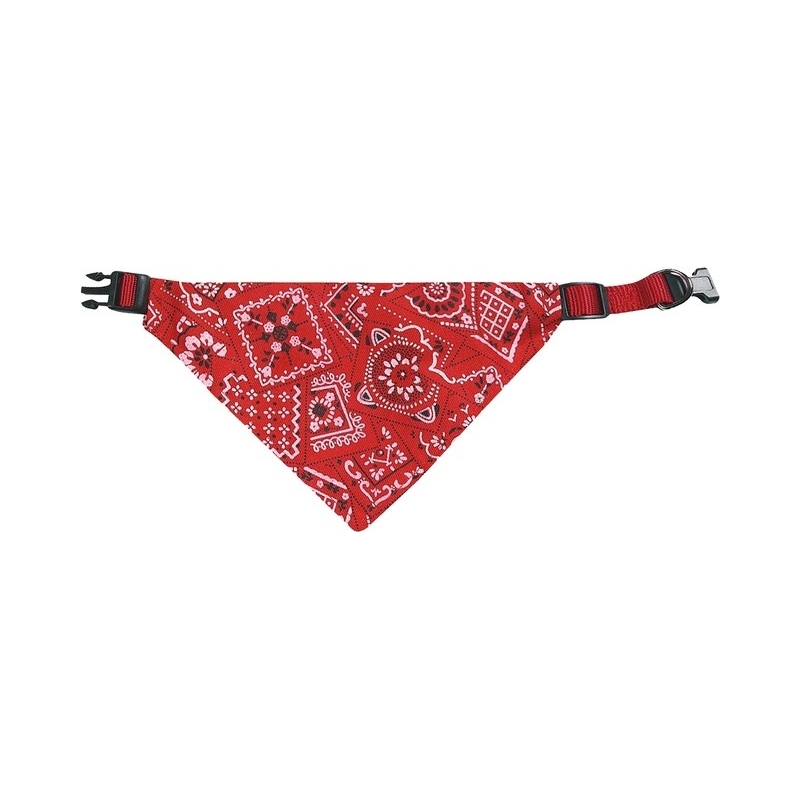 Flamingo koera kaelarihm+rätt 22-35 cm 10 mm, punane