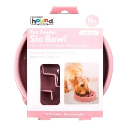 Outward Hound Fun Feeder kauss aeglaseks söötmiseks, S, roosa