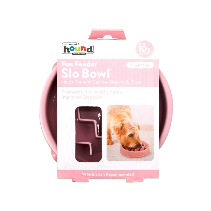 Outward Hound Fun Feeder kauss aeglaseks söötmiseks, S, roosa Outward Hound Fun Feeder kauss aeglaseks söötmiseks, S, roosa
