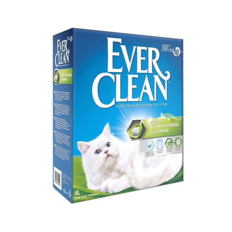 Ever Clean Extra Strong lõhnastatud kassiliiv 6 L Ever Clean Extra Strong lõhnastatud kassiliiv 6 L
