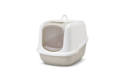 Savic Nestor Jumbo kassi liivakast 66,5 x 48,5 x 46,5 cm, valge-pruun