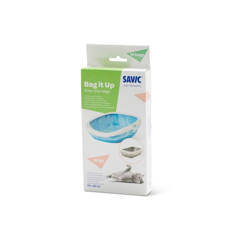 Savic liivakasti kilekotid Bag It UP L 46 x 40 cm 12 tk