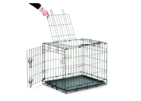 Savic Dog Cottage metallist puur koerale 61 x 44 x 50 cm, must