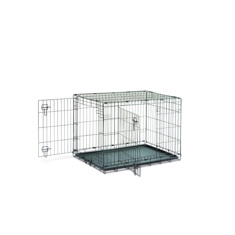 Savic Dog Cottage metallist puur koerale 118x77x84 cm, must Savic Dog Cottage metallist puur koerale 118x77x84 cm, must