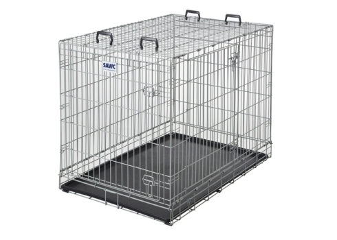 Savic Dog Residence tsingitud metallpuur koertele L93x61x68 cm