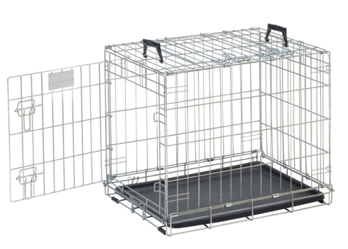 Savic Dog Residence tsingitud metallpuur koertele 61x46x53cm
