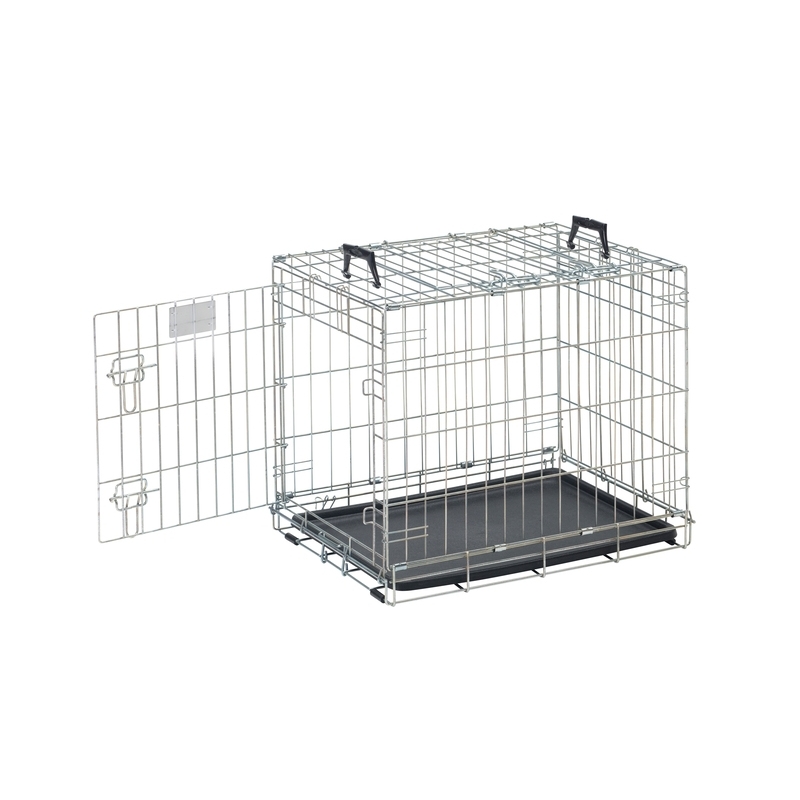 Savic Dog Residence tsingitud metallpuur koertele 61x46x53cm Savic Dog Residence tsingitud metallpuur koertele 61x46x53cm