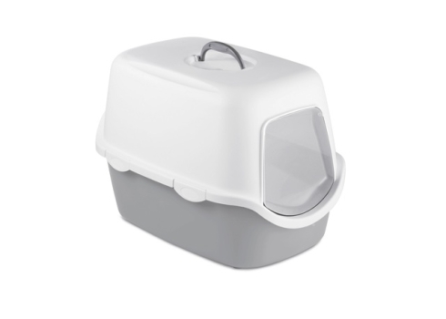 Stefanplast kassi liivakast Cathy 56x40x40 cm, valge-hall