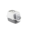 Stefanplast Cathy Easy Clean kassi liivakast 56x40x40cm, hall-valge