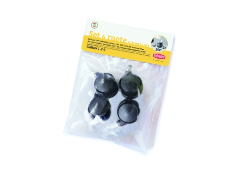 Stefanplast Gulliver 1-2-3 transpordipuuri rattad, 4 tk