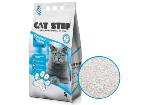 Cat Step Compact White Original kassiliiv, 5 L
