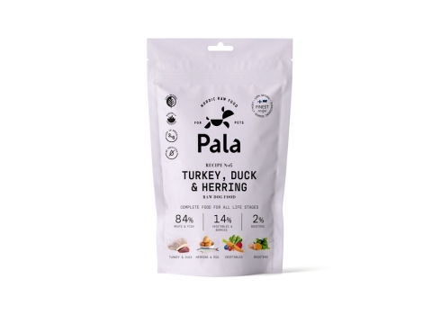 Pala koera toortoit kalkun-part-heeringas 400 g