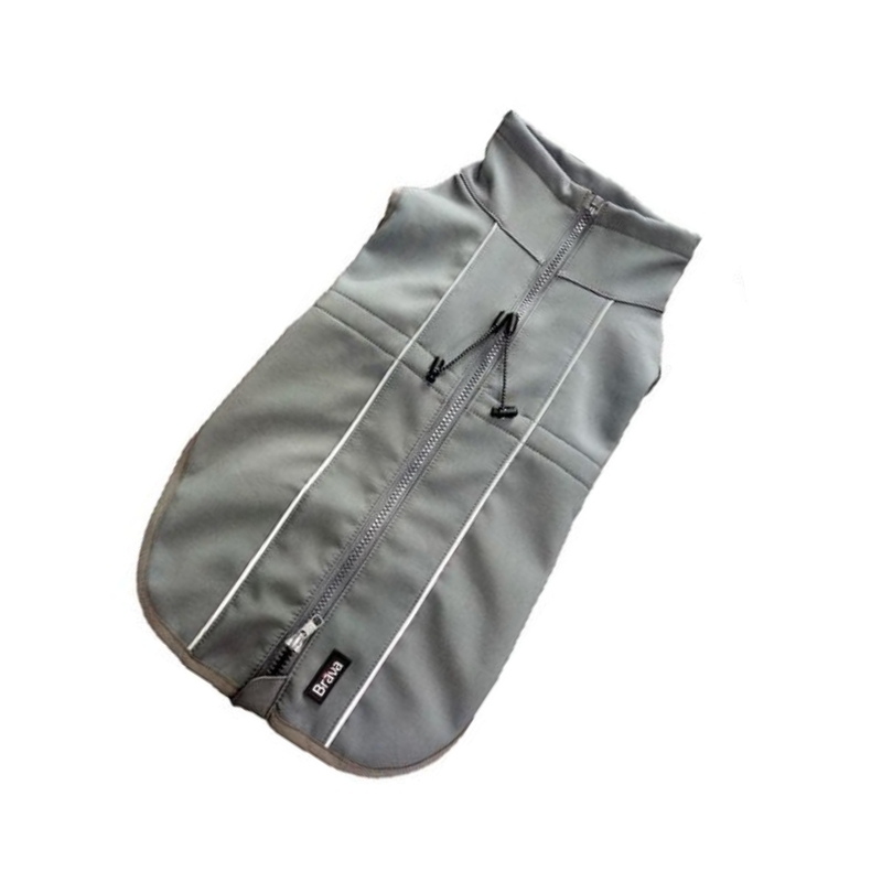 Finnero Sport softshell jope koerale 25 cm, hall Finnero Sport softshell jope koerale 25 cm, hall