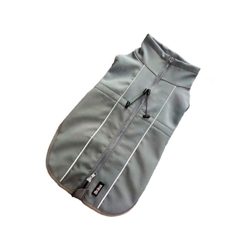 Finnero Sport softshell jope koerale 35 cm, hall Finnero Sport softshell jope koerale 35 cm, hall