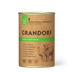 Grandorf Lamba- ja Kalkuniliha konserv koertele 400g