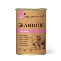 Grandorf Lamba- ja Kalkuniliha konserv kutsikatele 6x200g