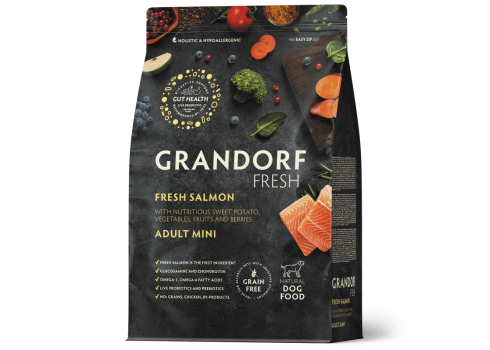 Grandorf Fresh Värske Lõhefilee ja Bataat väikest tõugu koertele 3kg