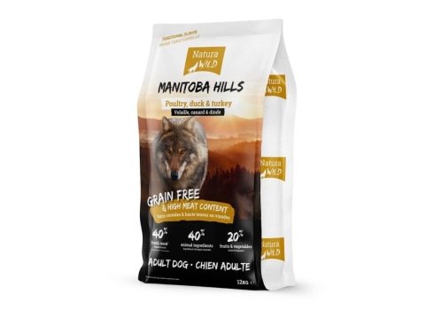 Natura Wild Manitoba Hills  Kana, Part ja Kalkun 12kg