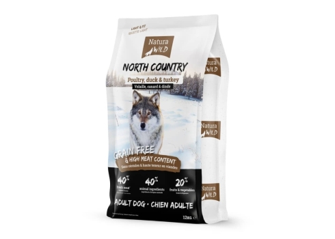 Natura Wild North Country  Kana, Part ja Kalkun 12kg