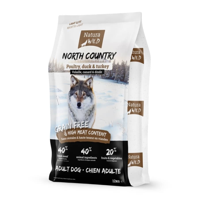 Natura Wild North Country  Kana, Part ja Kalkun 12kg